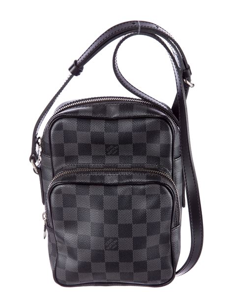 louis vuitton black checkered bag|Louis Vuitton black bag small.